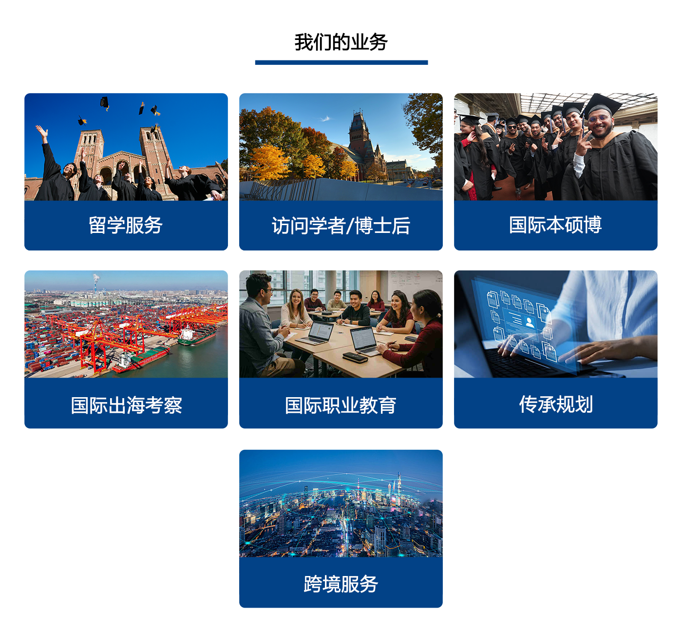 我们的业务